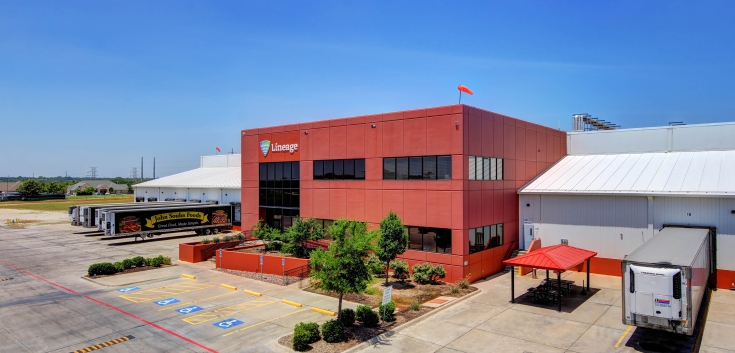 Exterior photo of Lineage's Sunnyvale facility