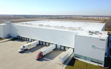 Aerial photo of Lineage's Wilmington - Design facility