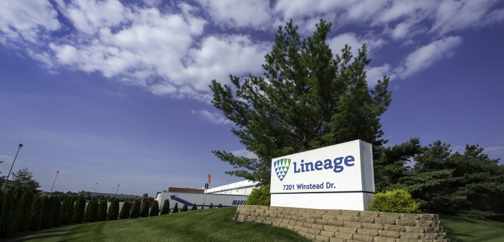 Exterior photo of Lineage's Louisville - Winstead facility