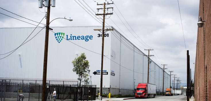 Exterior photo of Lineage's Vernon - Sierra Pine facility