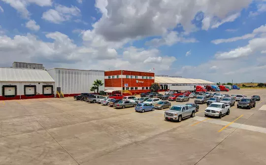 Wide-view photo of McAllen, Texas warehouse